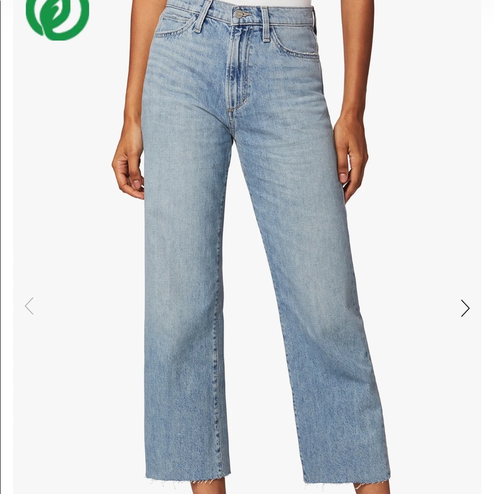 THE BLAKE HIGH RISE WIDE LEG CROP JEANS